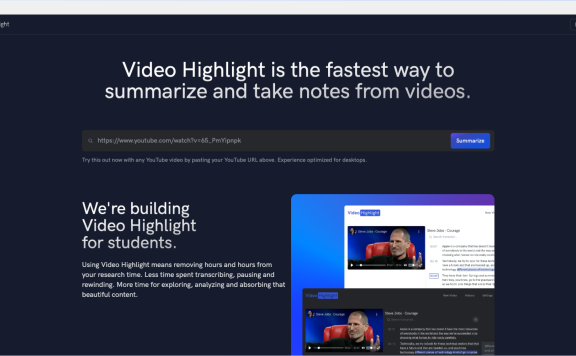 Video Highlight-AI视频摘要和笔记工具