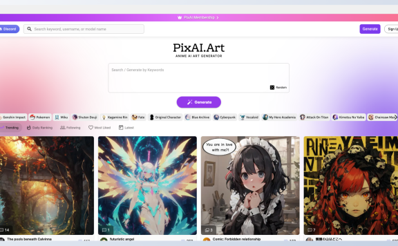 PixAI:AI 动漫艺术生成器