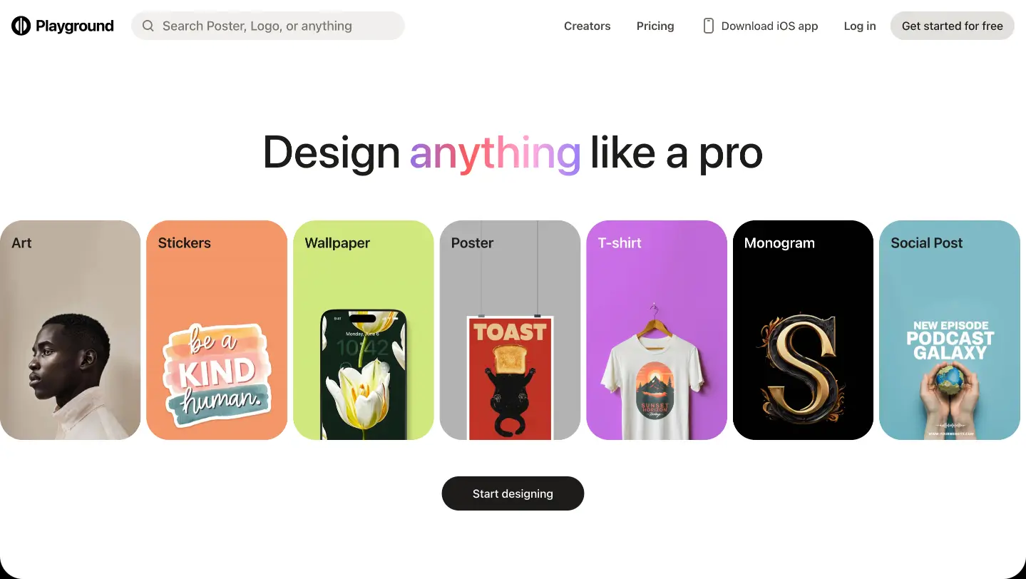 Playground AI：免费在线AI设计平台
