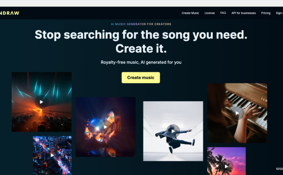 Soundraw – 你的AI音乐生成器,帮你一键生成免版权音乐