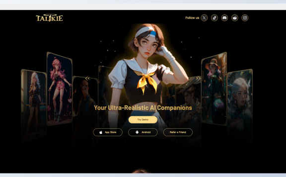Talkie AI：会聊又会撩，你的AI灵魂伴侣+收藏馆