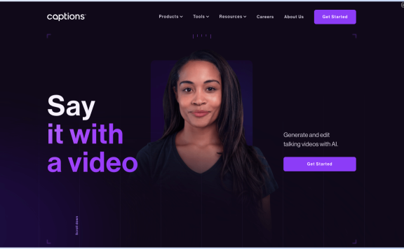 Captions-AI驱动的视频编辑和生成工具