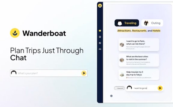 Wanderboat AI:AI驱动的智能旅行规划工具