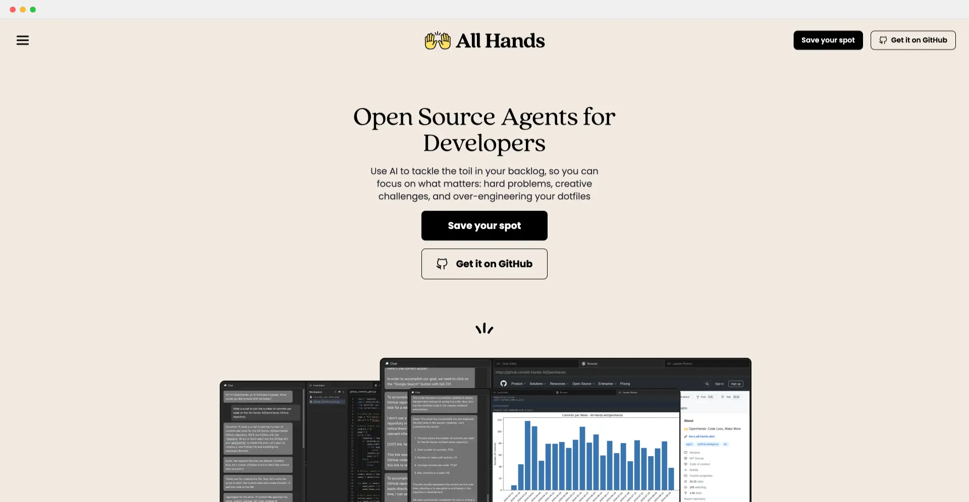 OpenHands：All Hands推出的AI软件开发助手，提供开源版和SaaS在线版
