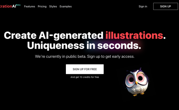 IllostrationAI：AI插图生成平台 几秒钟生成高质量插图