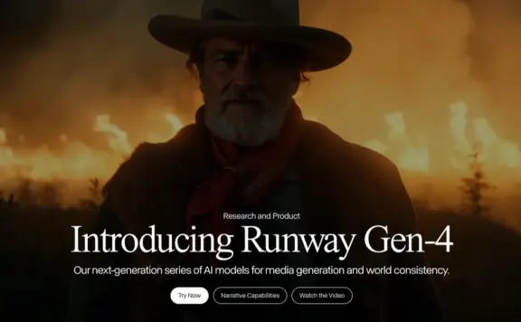Gen-4：Runway推出的新一代AI视频生成模型