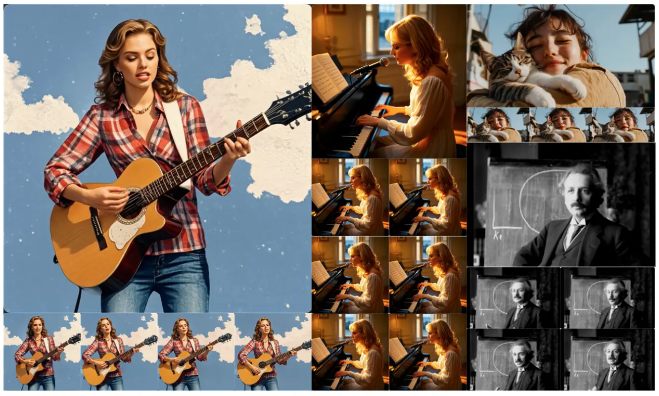 OmniHuman：字节推出的AI项目，支持单张照片生成逼真全身动态视频