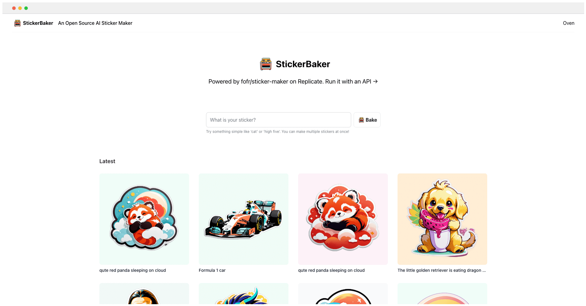 StickerBaker-免费开源的AI贴纸生成工具
