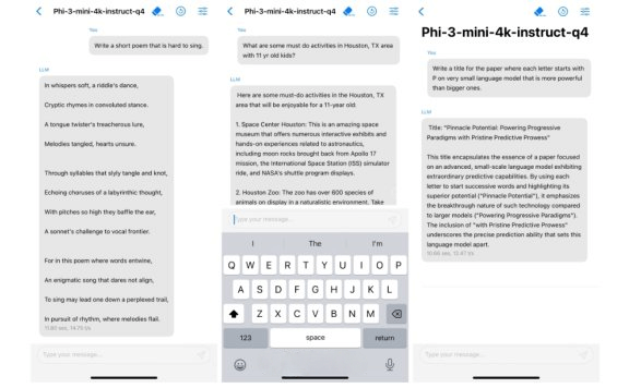 Phi-3：微软推出的开源小型语言模型，支持移动设备