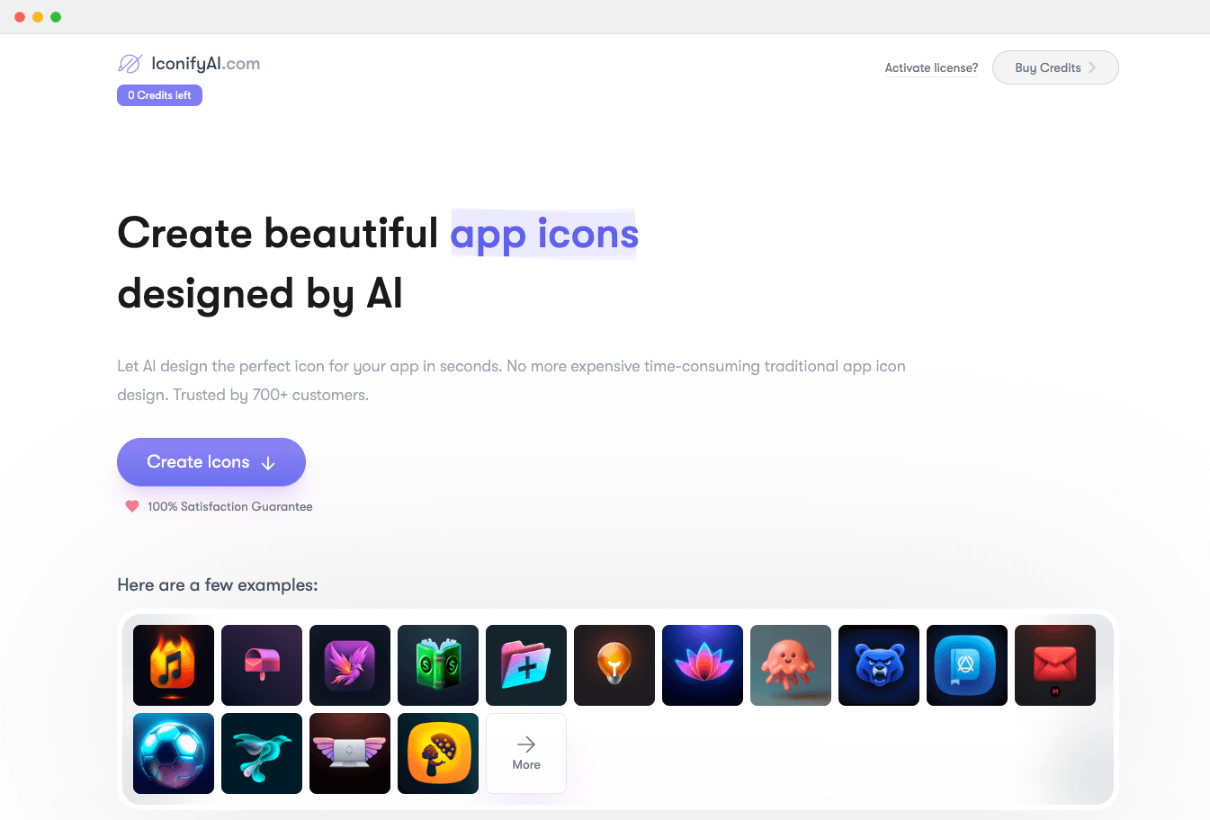 IconifyAI:AI应用图标生成器