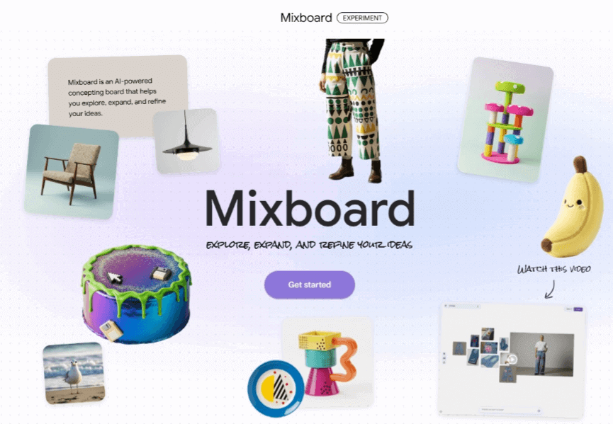 Mixboard – 谷歌推出的AI画板工具, Nano Banana 提供技术支持